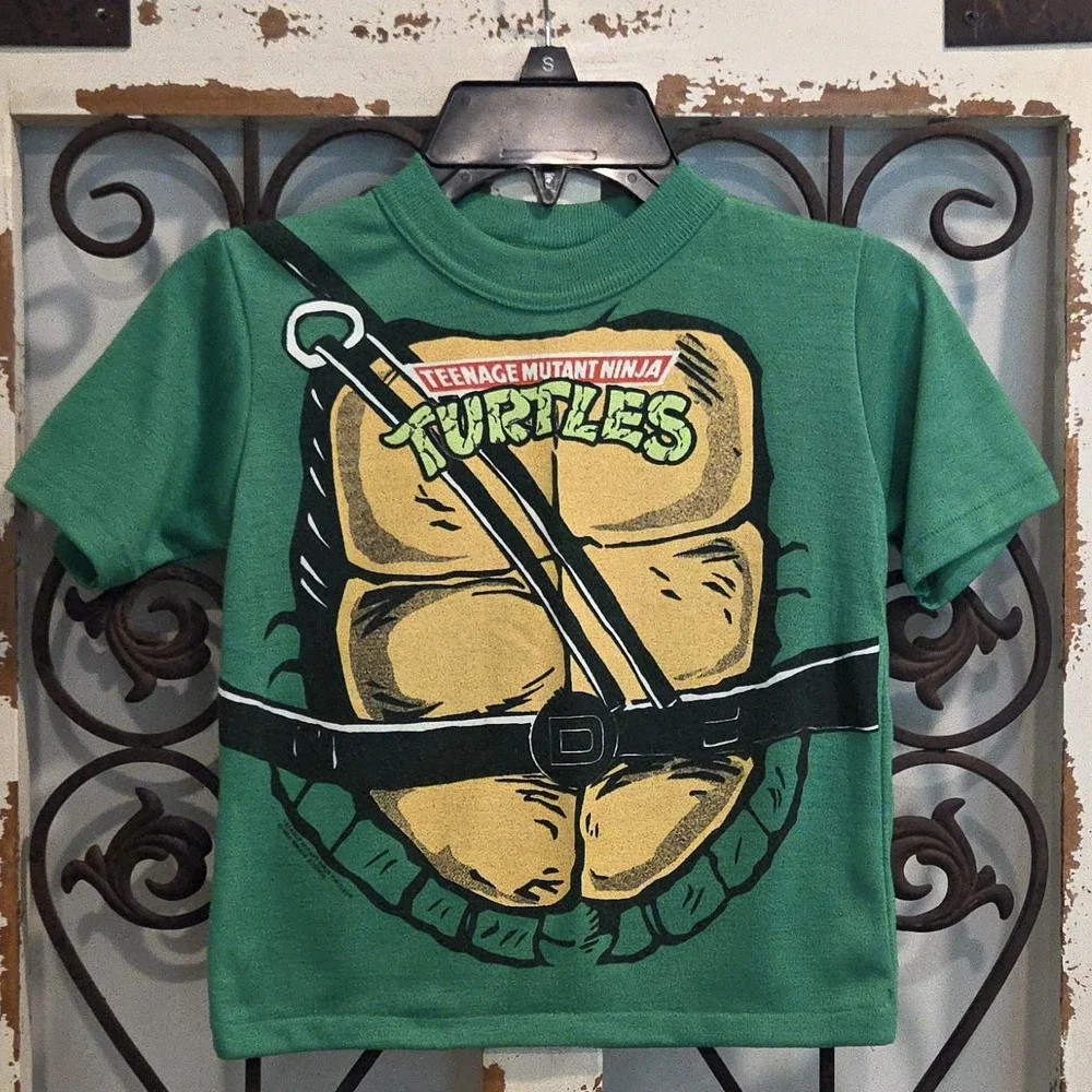 Vtg 1980s TMNT Teenage Mutant Ninja Turtles Donatello Pajama Set Boys 6-7 USA